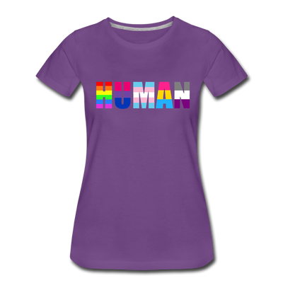 LGBTQ HUMAN Equality Women's Premium T-Shirt - Mr.SWAGBEAST