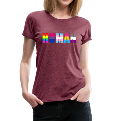 LGBTQ HUMAN Equality Women's Premium T-Shirt - Mr.SWAGBEAST