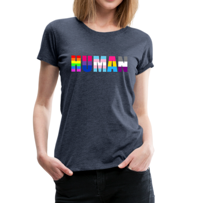 LGBTQ HUMAN Equality Women's Premium T-Shirt - Mr.SWAGBEAST
