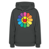 LGBTQ Rainbow Flower Women's Premium Pullover Hoodie - Mr.SWAGBEAST