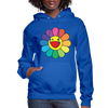 LGBTQ Rainbow Flower Women's Premium Pullover Hoodie - Mr.SWAGBEAST