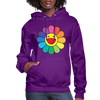 LGBTQ Rainbow Flower Women's Premium Pullover Hoodie - Mr.SWAGBEAST