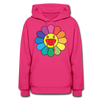 LGBTQ Rainbow Flower Women's Premium Pullover Hoodie - Mr.SWAGBEAST