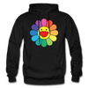 LGBTQ Rainbow Flower Men's/Unisex Premium Pullover Hoodie - Mr.SWAGBEAST
