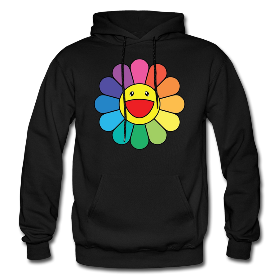 LGBTQ Rainbow Flower Men's/Unisex Premium Pullover Hoodie - Mr.SWAGBEAST