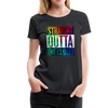 Straight Outta The Closet LGBTQ Pride Women’s Premium T-Shirt - Mr.SWAGBEAST