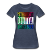 Straight Outta The Closet LGBTQ Pride Women’s Premium T-Shirt - Mr.SWAGBEAST