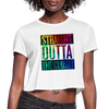 Straight Outta The Closet LGBTQ Pride Women’s Cropped T-Shirt - Mr.SWAGBEAST