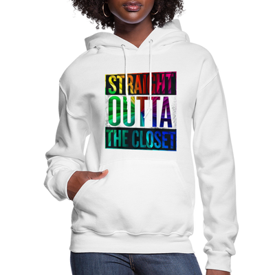 Straight Outta The Closet LGBTQ Pride Women’s Premium Pullover Hoodie - Mr.SWAGBEAST