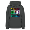 Straight Outta The Closet LGBTQ Pride Women’s Premium Pullover Hoodie - Mr.SWAGBEAST