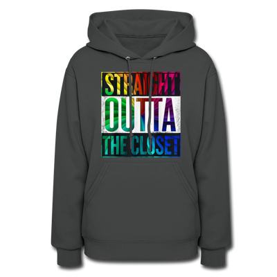 Straight Outta The Closet LGBTQ Pride Women’s Premium Pullover Hoodie - Mr.SWAGBEAST