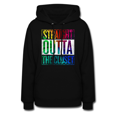 Straight Outta The Closet LGBTQ Pride Women’s Premium Pullover Hoodie - Mr.SWAGBEAST