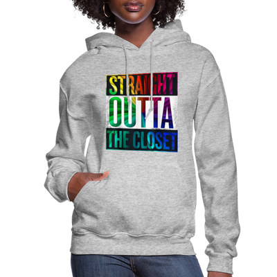 Straight Outta The Closet LGBTQ Pride Women’s Premium Pullover Hoodie - Mr.SWAGBEAST