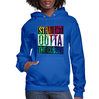 Straight Outta The Closet LGBTQ Pride Women’s Premium Pullover Hoodie - Mr.SWAGBEAST