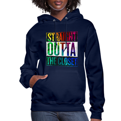 Straight Outta The Closet LGBTQ Pride Women’s Premium Pullover Hoodie - Mr.SWAGBEAST