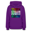 Straight Outta The Closet LGBTQ Pride Women’s Premium Pullover Hoodie - Mr.SWAGBEAST