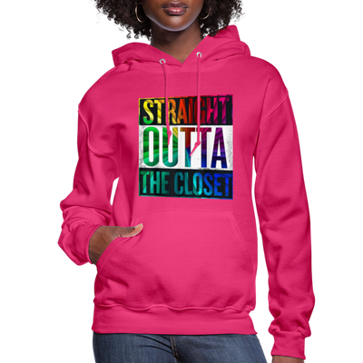 Straight Outta The Closet LGBTQ Pride Women’s Premium Pullover Hoodie - Mr.SWAGBEAST