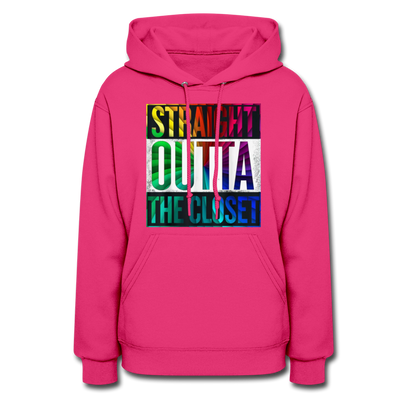 Straight Outta The Closet LGBTQ Pride Women’s Premium Pullover Hoodie - Mr.SWAGBEAST