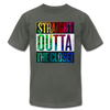 Straight Outta The Closet LGBTQ Pride Men's/Unisex Premium Adult T-Shirt - Mr.SWAGBEAST