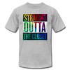 Straight Outta The Closet LGBTQ Pride Men's/Unisex Premium Adult T-Shirt - Mr.SWAGBEAST