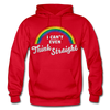 I Can't Even Think Straight LGBTQ Pride Rainbow Men's/Unisex Premium Adult Pullover Hoodie - Mr.SWAGBEAST