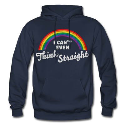 I Can't Even Think Straight LGBTQ Pride Rainbow Men's/Unisex Premium Adult Pullover Hoodie - Mr.SWAGBEAST