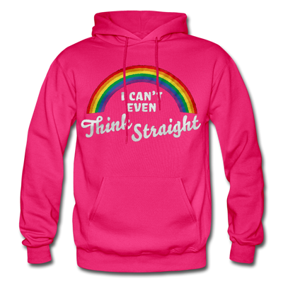 I Can't Even Think Straight LGBTQ Pride Rainbow Men's/Unisex Premium Adult Pullover Hoodie - Mr.SWAGBEAST