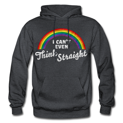 I Can't Even Think Straight LGBTQ Pride Rainbow Men's/Unisex Premium Adult Pullover Hoodie - Mr.SWAGBEAST