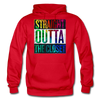 Straight Outta The Closet LGBTQ Pride Men's/Unisex Premium Adult Pullover Hoodie - Mr.SWAGBEAST