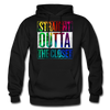 Straight Outta The Closet LGBTQ Pride Men's/Unisex Premium Adult Pullover Hoodie - Mr.SWAGBEAST