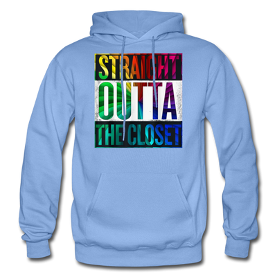 Straight Outta The Closet LGBTQ Pride Men's/Unisex Premium Adult Pullover Hoodie - Mr.SWAGBEAST