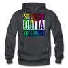 Straight Outta The Closet LGBTQ Pride Men's/Unisex Premium Adult Pullover Hoodie - Mr.SWAGBEAST