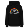 I Can't Even Think Straight LGBTQ Pride Rainbow Women’s Premium Pullover Adult Hoodie - Mr.SWAGBEAST