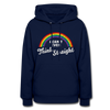 I Can't Even Think Straight LGBTQ Pride Rainbow Women’s Premium Pullover Adult Hoodie - Mr.SWAGBEAST