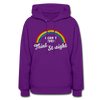 I Can't Even Think Straight LGBTQ Pride Rainbow Women’s Premium Pullover Adult Hoodie - Mr.SWAGBEAST