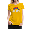 Be You LGBTQ Pride Rainbow Women’s Premium Adult T-Shirt - Mr.SWAGBEAST