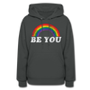 Be You LGBTQ Pride Rainbow Women’s Premium Pullover Adult Hoodie - Mr.SWAGBEAST