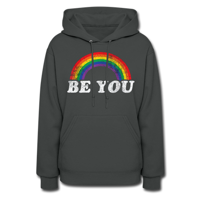 Be You LGBTQ Pride Rainbow Women’s Premium Pullover Adult Hoodie - Mr.SWAGBEAST