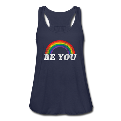 Be You LGBTQ Pride Rainbow Women’s Premium Adult T-Shirt - Mr.SWAGBEAST