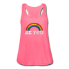 Be You LGBTQ Pride Rainbow Women’s Premium Adult T-Shirt - Mr.SWAGBEAST