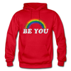Be You LGBTQ Pride Rainbow Men's/Unisex Premium Adult T-Shirt - Mr.SWAGBEAST