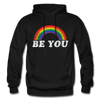 Be You LGBTQ Pride Rainbow Men's/Unisex Premium Adult T-Shirt - Mr.SWAGBEAST