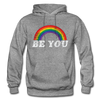 Be You LGBTQ Pride Rainbow Men's/Unisex Premium Adult T-Shirt - Mr.SWAGBEAST