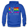 Love All Humans LGBTQ Pride Rainbow Men's/Unisex Premium Adult T-Shirt - Mr.SWAGBEAST