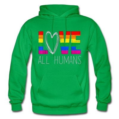 Love All Humans LGBTQ Pride Rainbow Men's/Unisex Premium Adult T-Shirt - Mr.SWAGBEAST