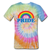 LGBTQ Pride Rainbow Men/Unisex Premium Tie Dyed T-shirt - Mr.SWAGBEAST