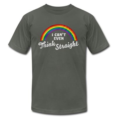 I Can't Even Think Straight LGBTQ Pride Rainbow Men's/Unisex Premium Adult T-Shirt - Mr.SWAGBEAST