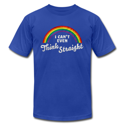 I Can't Even Think Straight LGBTQ Pride Rainbow Men's/Unisex Premium Adult T-Shirt - Mr.SWAGBEAST