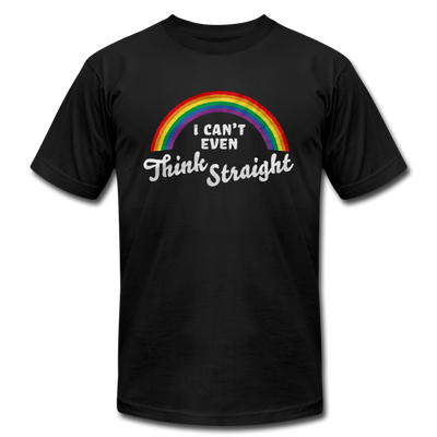 I Can't Even Think Straight LGBTQ Pride Rainbow Men's/Unisex Premium Adult T-Shirt - Mr.SWAGBEAST