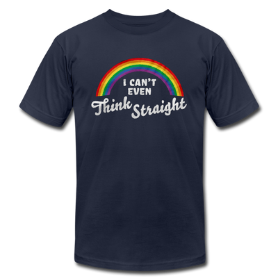 I Can't Even Think Straight LGBTQ Pride Rainbow Men's/Unisex Premium Adult T-Shirt - Mr.SWAGBEAST